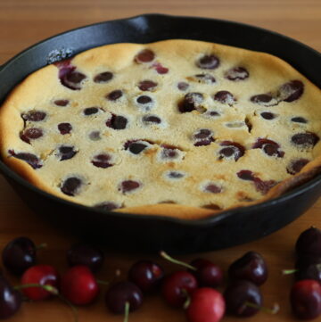 French Cherry Pudding | French Clafoutis